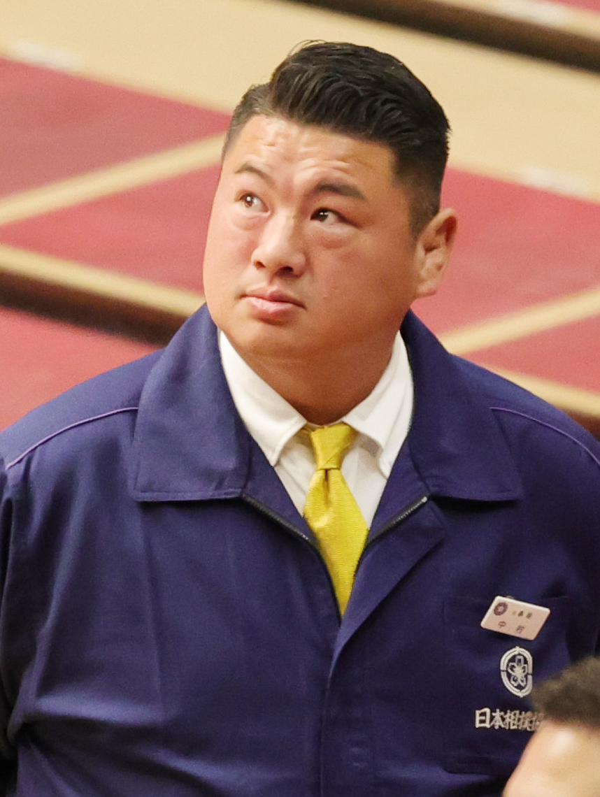 中村親方（元嘉風）＝2024年1月16日