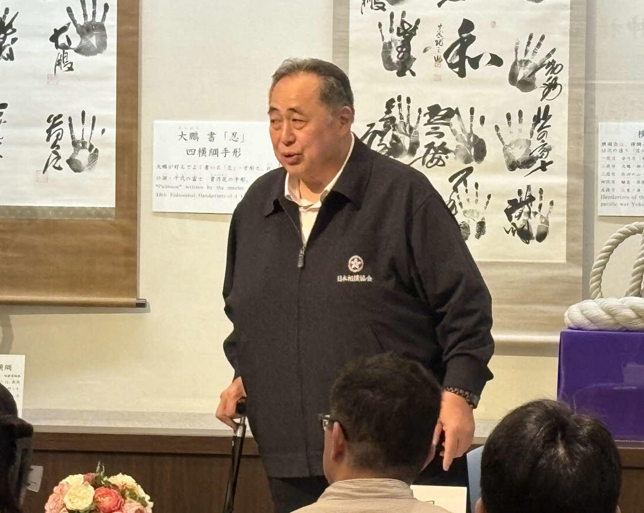 親方トークイベントに出演した芝田山親方（元横綱大乃国）