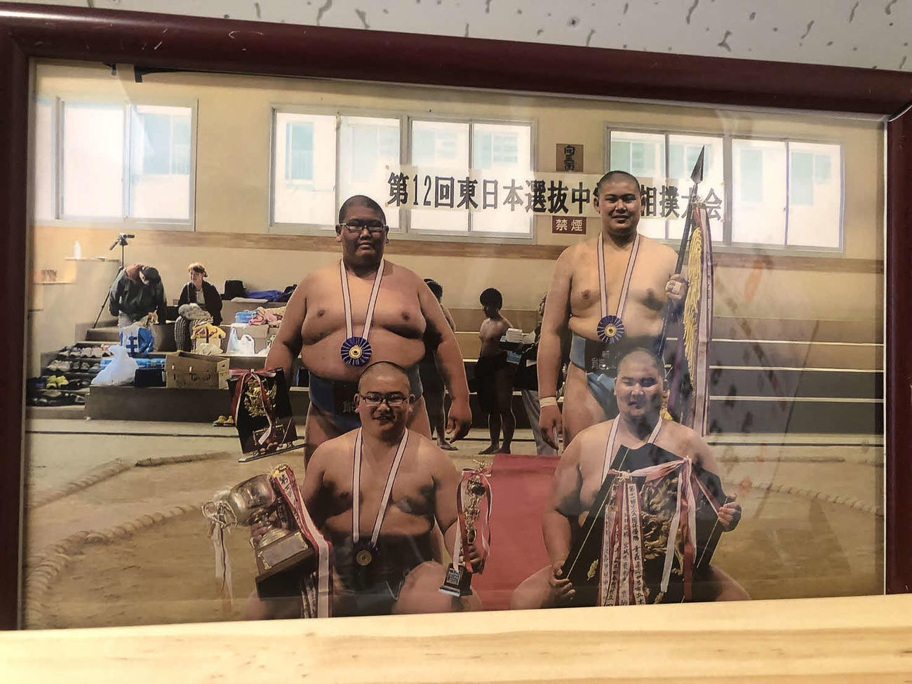 中学時代の大の里