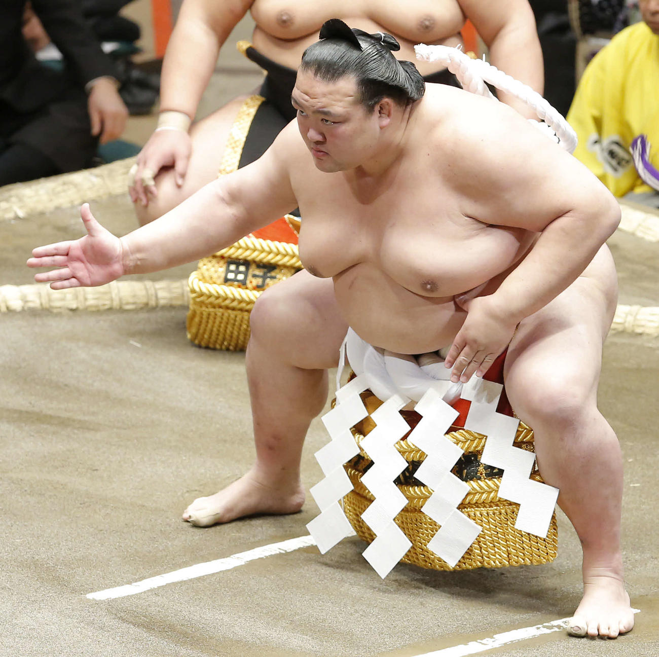 横綱稀勢の里土俵入り（2019年1月撮影）