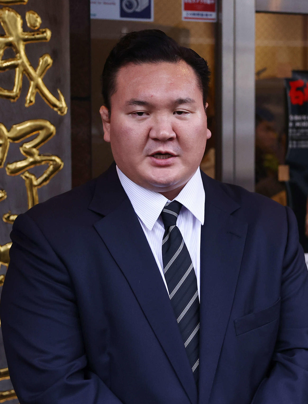 日本相撲協会を退職する元横綱白鵬の宮城野親方（2024年2月撮影）