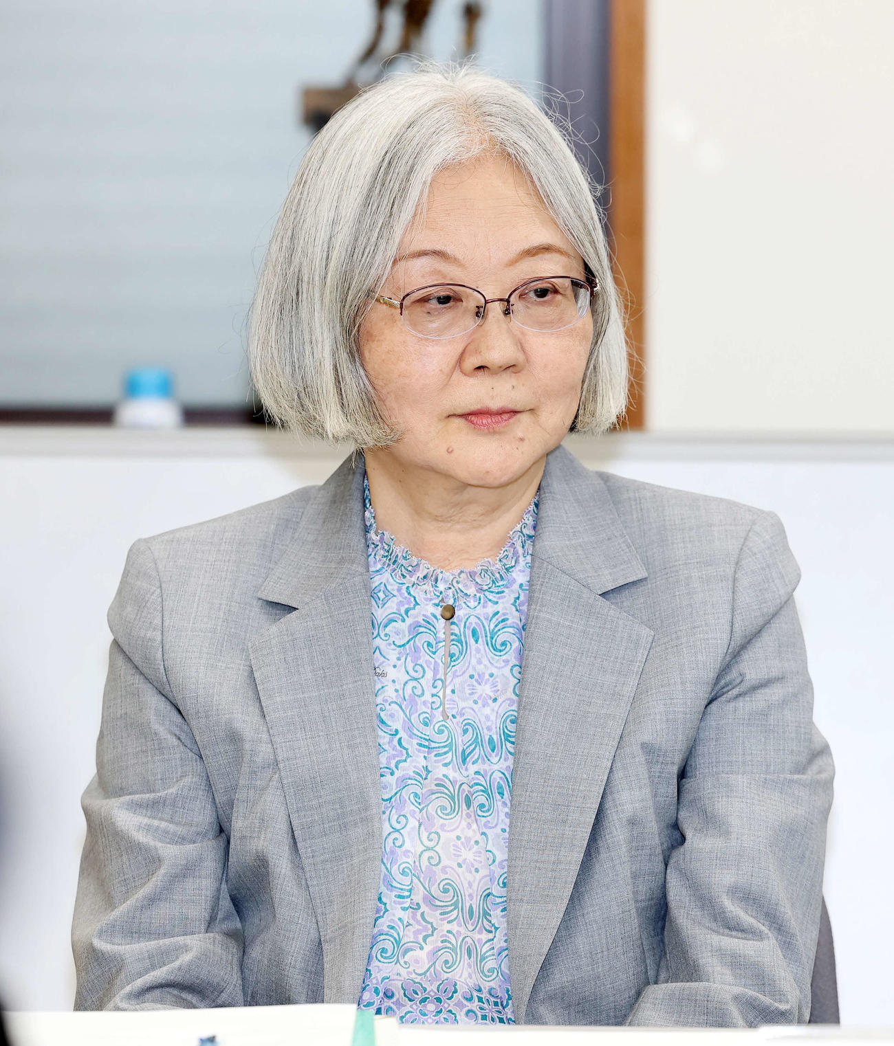 豊田会長が連盟の会長就任したのを説明する安東副会長（撮影・鈴木正人）