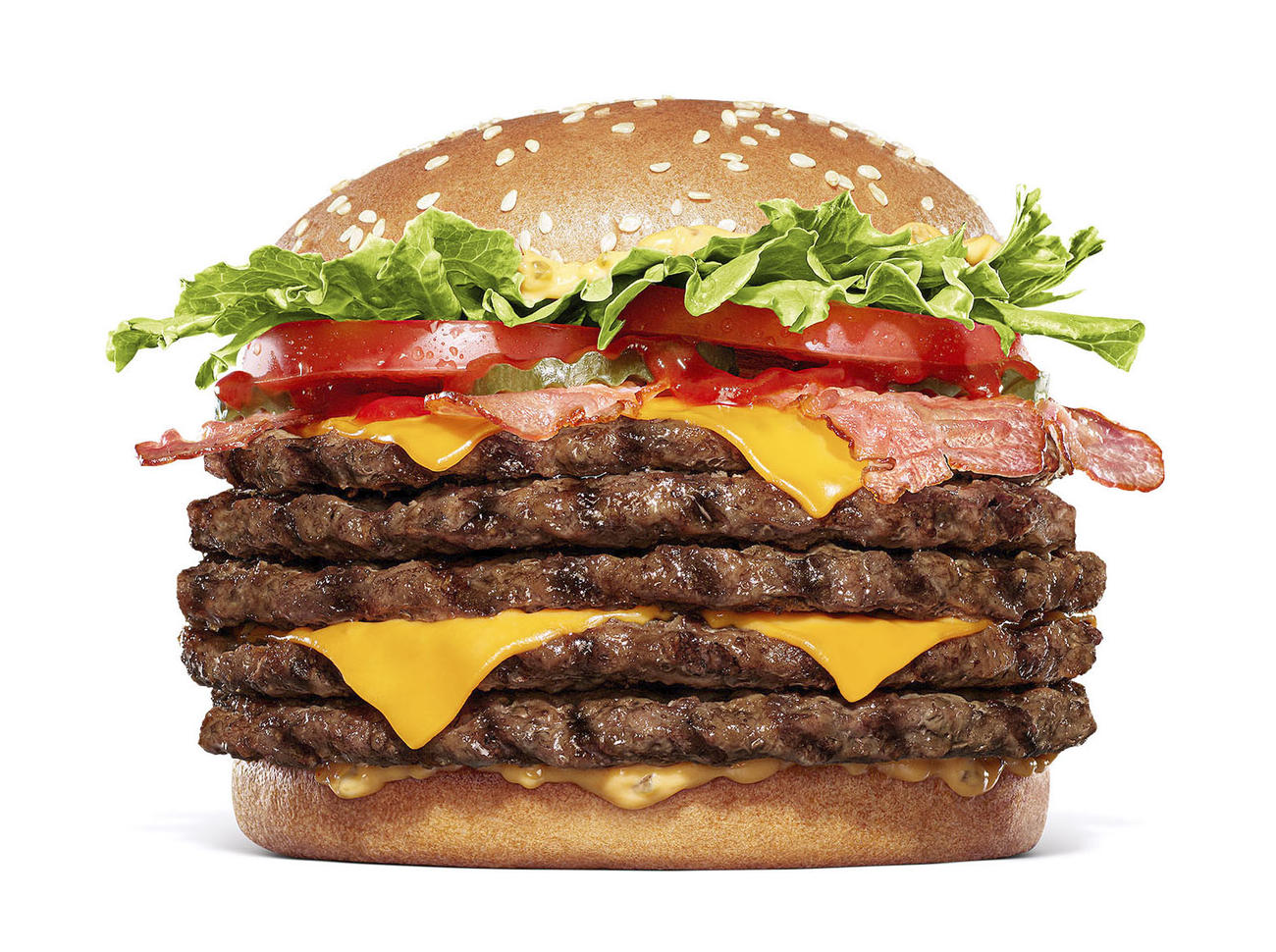 バーガーキング店舗で発売される「ベビーボディーバーガー」（共同）