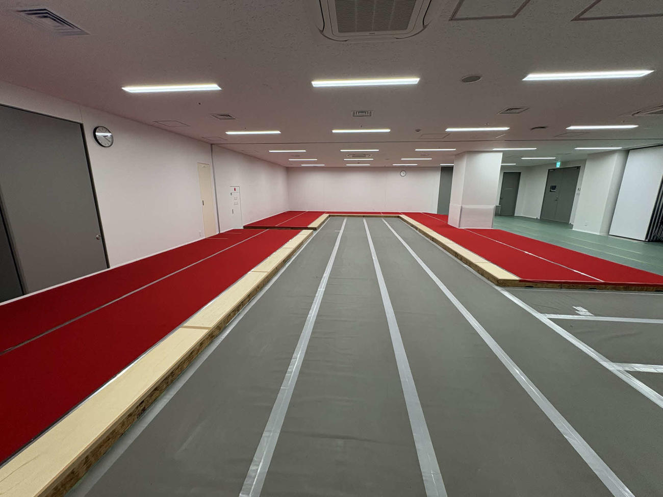 名古屋場所の新会場となるIGアリーナの幕内力士の支度部屋