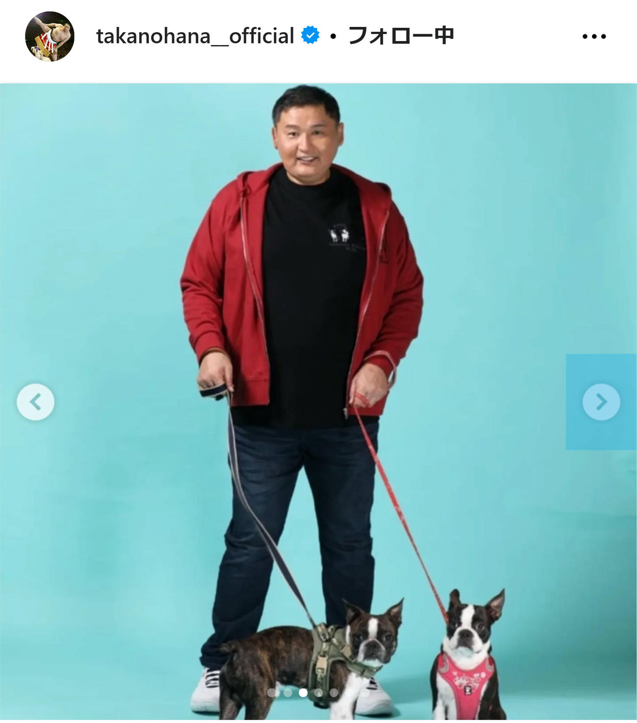 貴乃花光司氏のインスタグラム