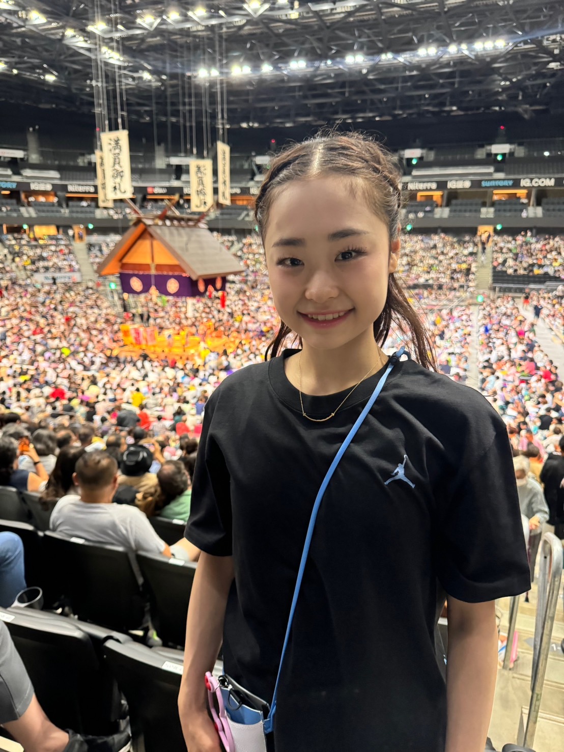 大相撲名古屋場所5日目を観戦した島田真央