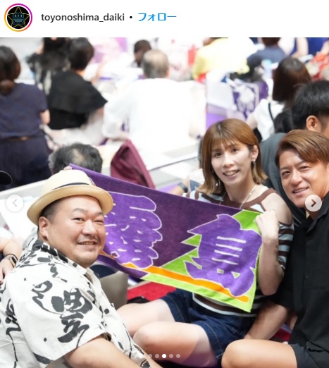 豊ノ島のインスタグラムから