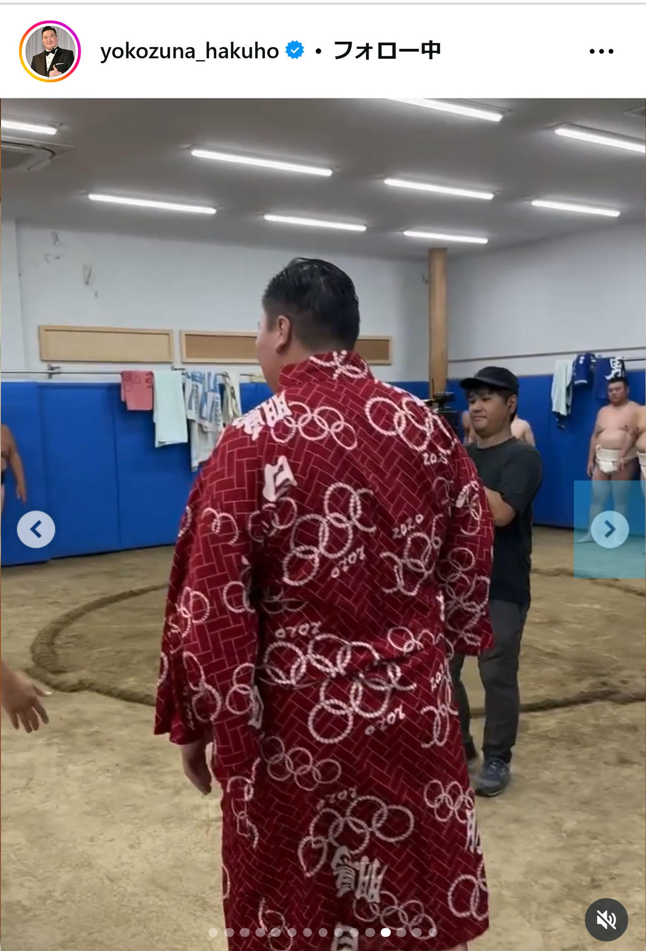 白鵬翔さんのインスタグラムから