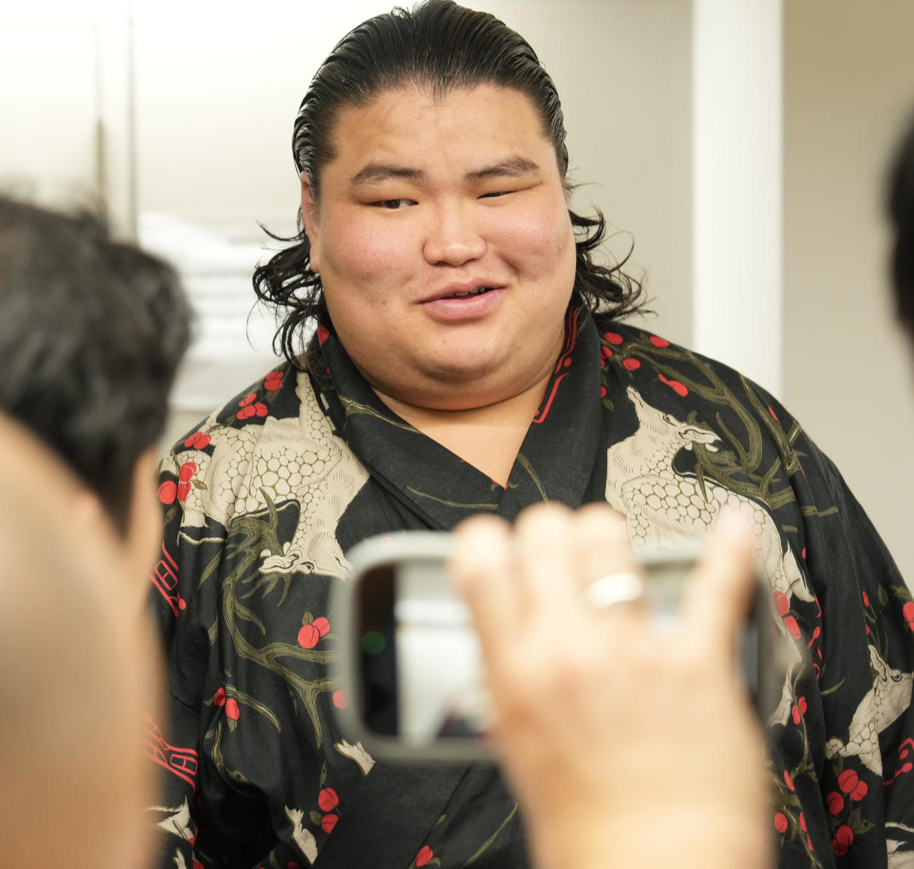 伊勢ケ浜部屋のバトツェツェゲ・オチルサイハン（2025年9月撮影）