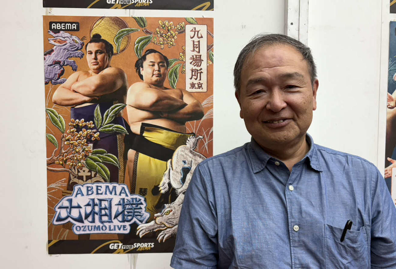 9日目にABEMA大相撲LIVEで実況を担当する元NHKの吉田賢アナウンサー