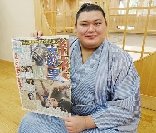 大の里、平成の大横綱の背中追い令和の大横綱へ「近づけるように」年間