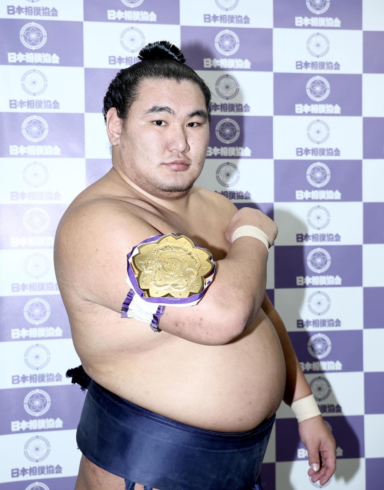 全日本力士選士権大会で優勝を果たした豊昇龍（撮影・河田真司）