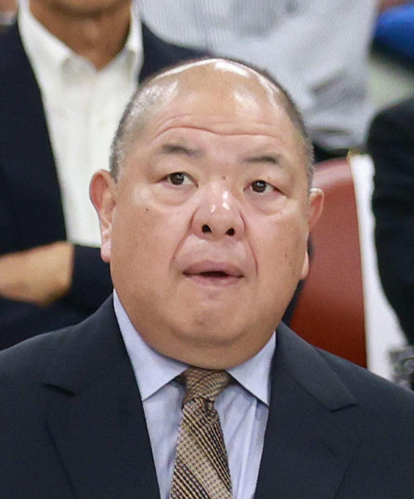 日本相撲協会の八角理事長（2025年9月5日撮影）