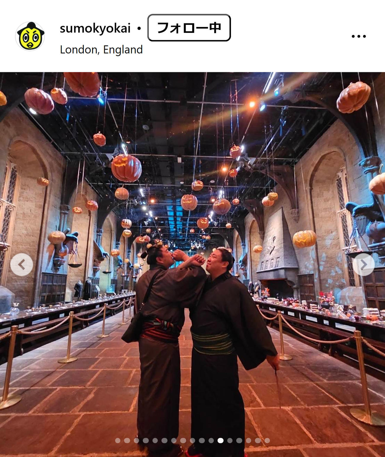 日本相撲協会のインスタグラムから