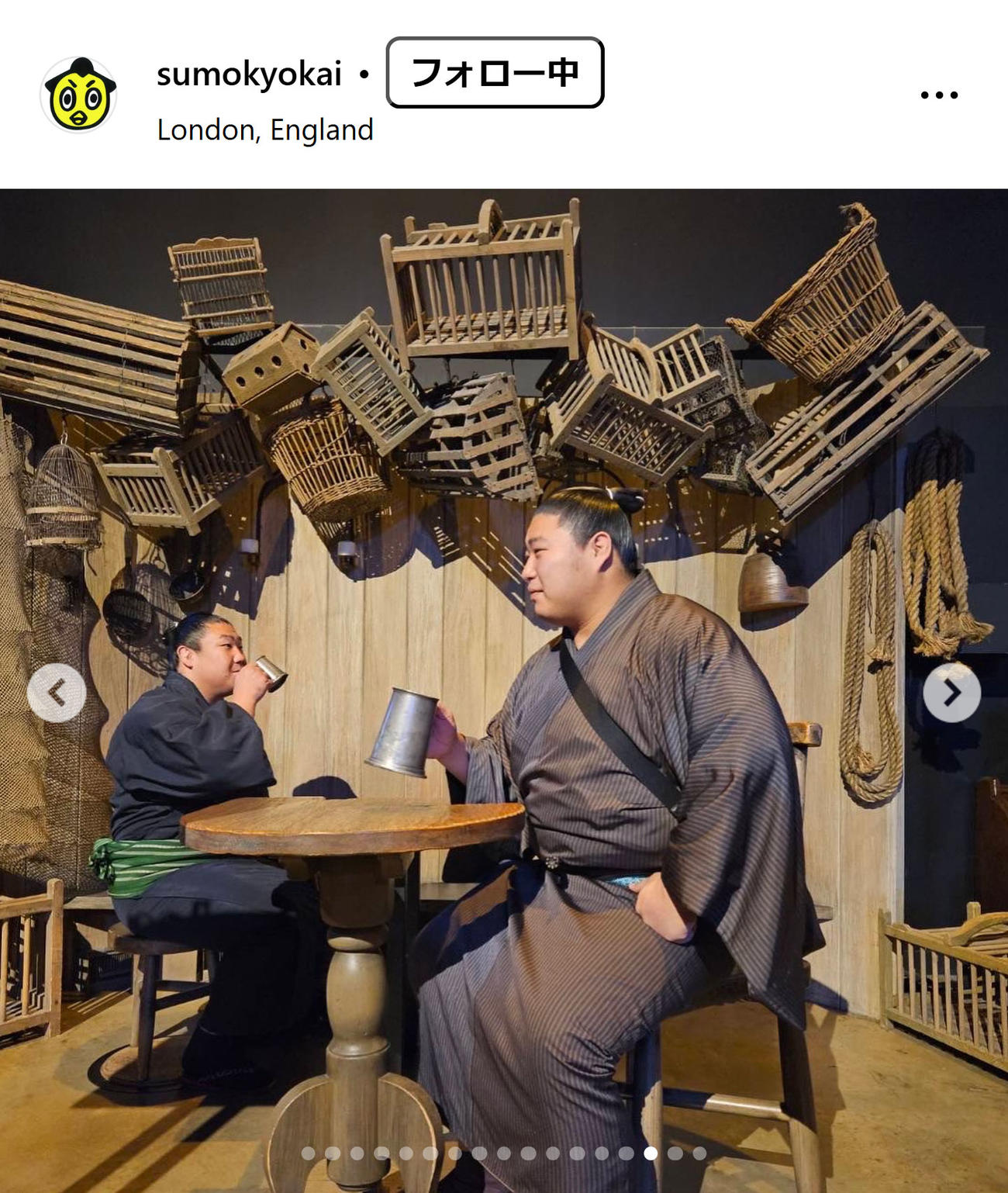 日本相撲協会のインスタグラムから