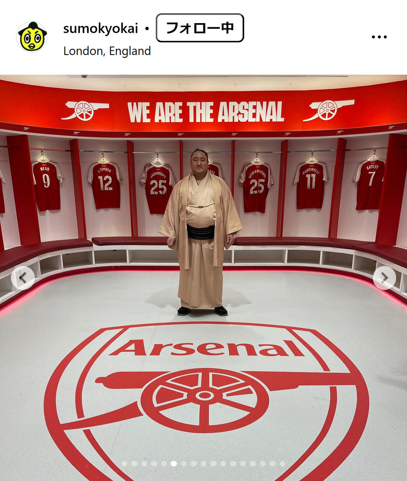 日本相撲協会のインスタグラムから