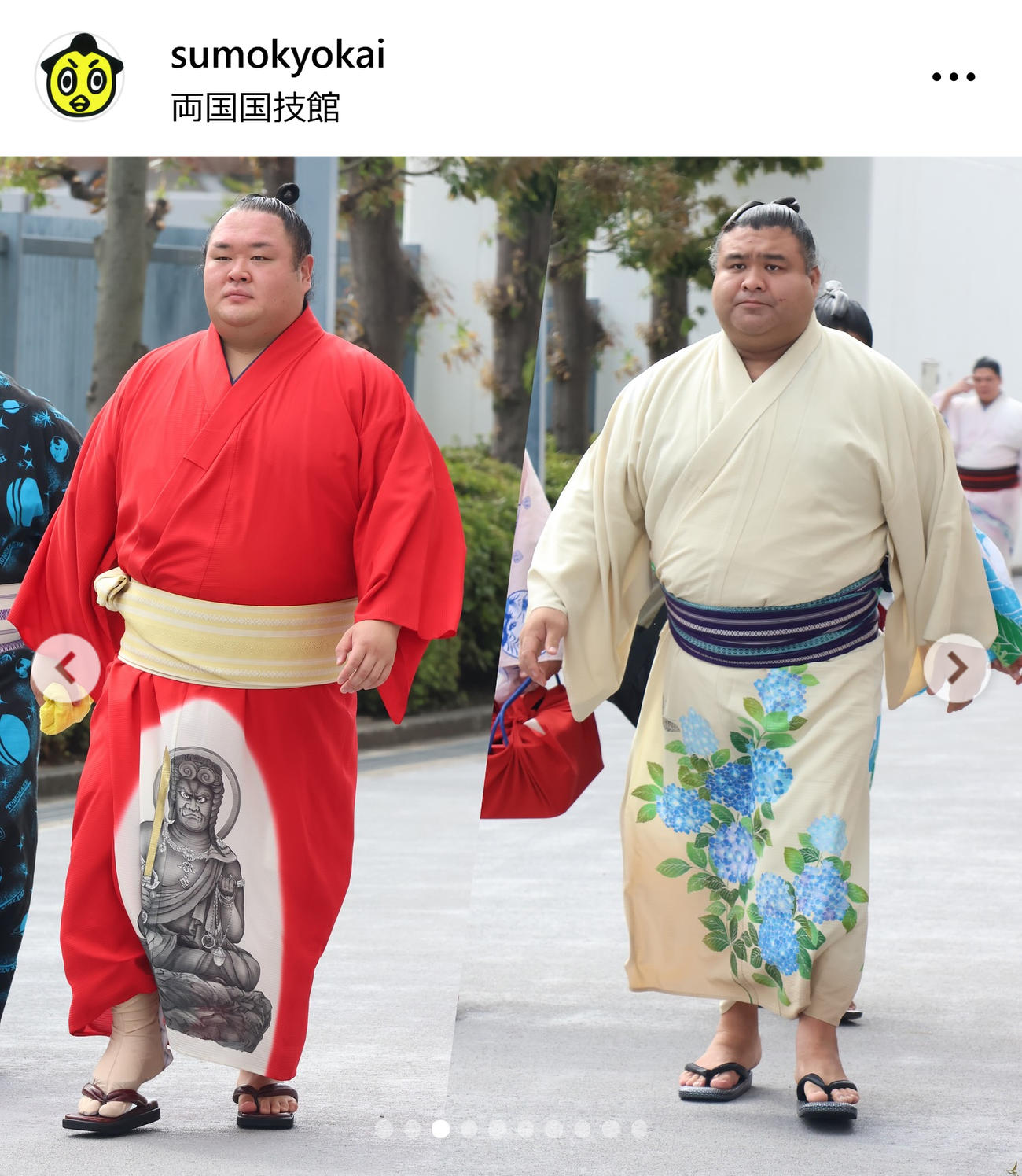 日本相撲協会の公式インスタグラムから