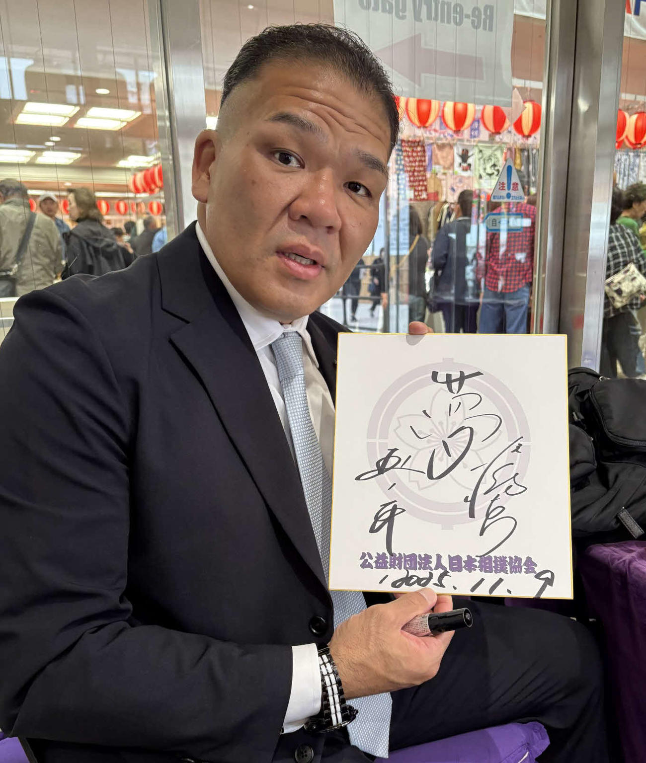 49歳の誕生日を迎えた玉ノ井親方（元大関栃東）