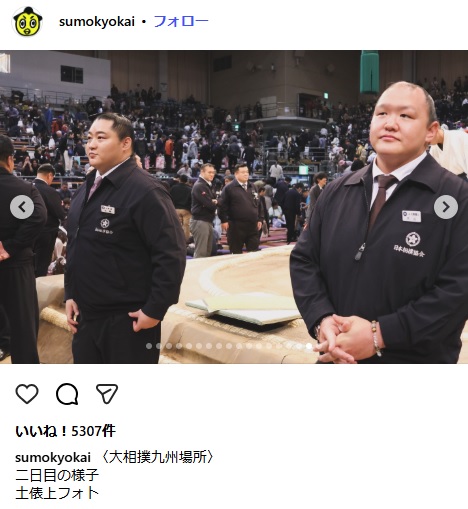 日本相撲協会のインスタグラムから