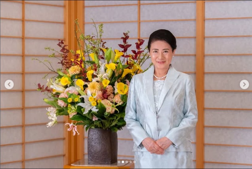 62歳の誕生日を迎えられた皇后さまのご近影（宮内庁のインスラグラムから）