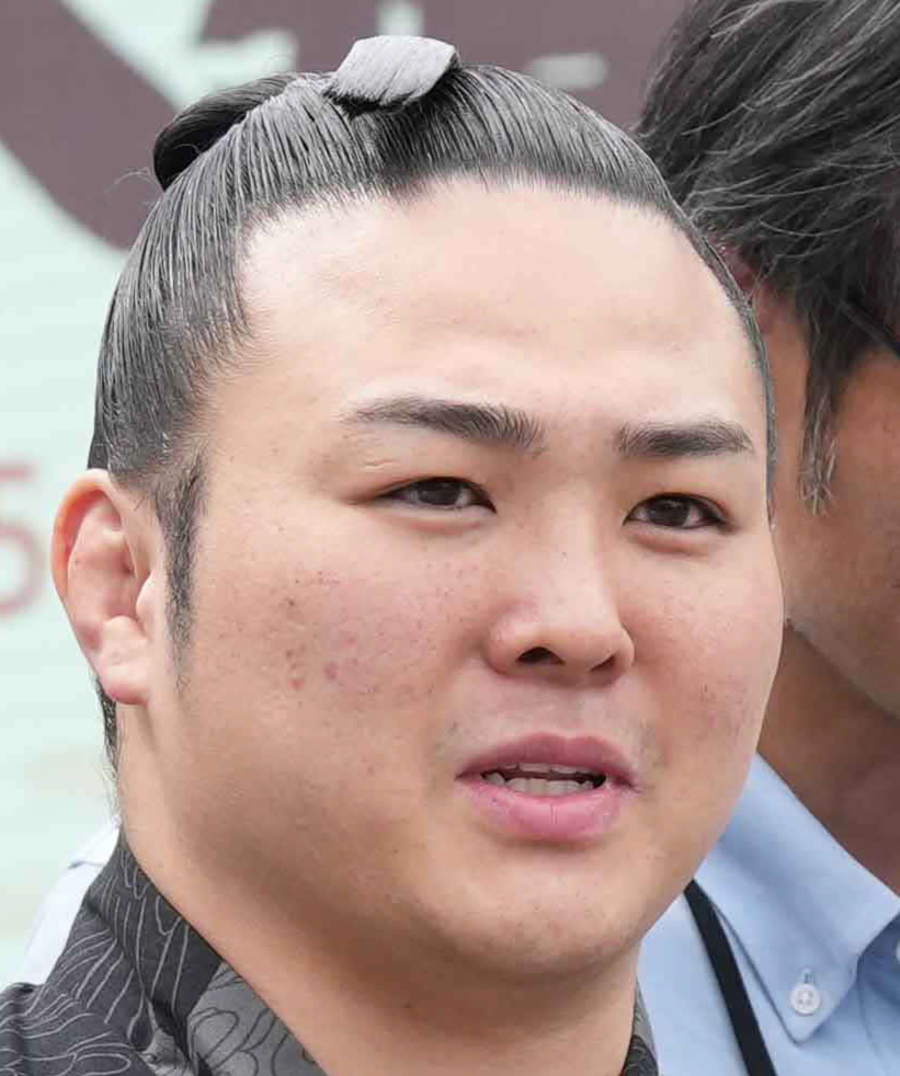 大相撲研修会に臨んだ炎鵬（撮影・小沢裕）
