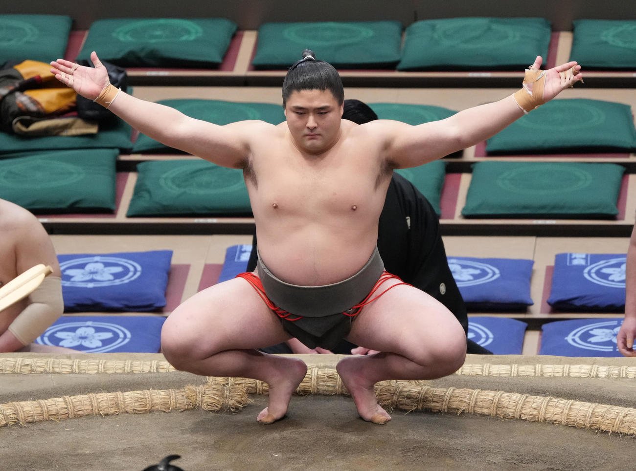 序二段優勝を決めた光星竜（撮影・小沢裕）