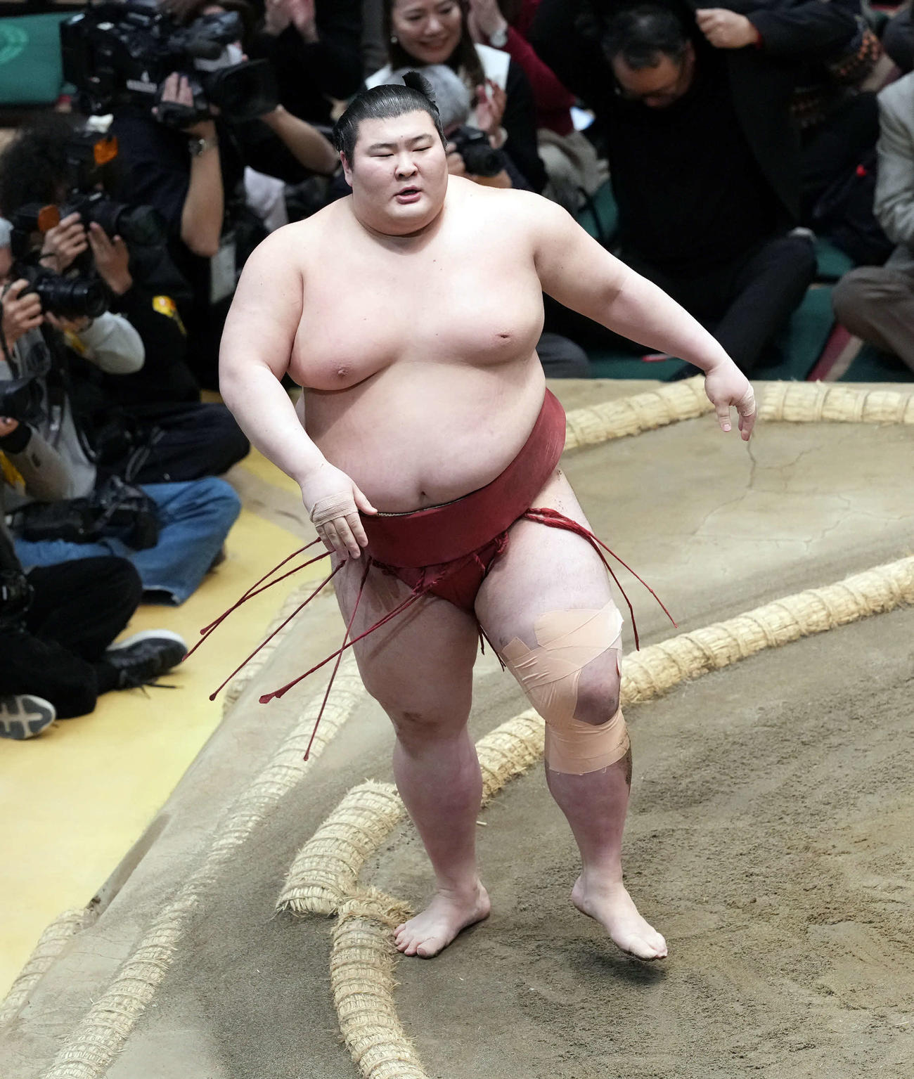 優勝決定戦で安青錦に負けを喫した熱海富士（撮影・たえ見朱実）