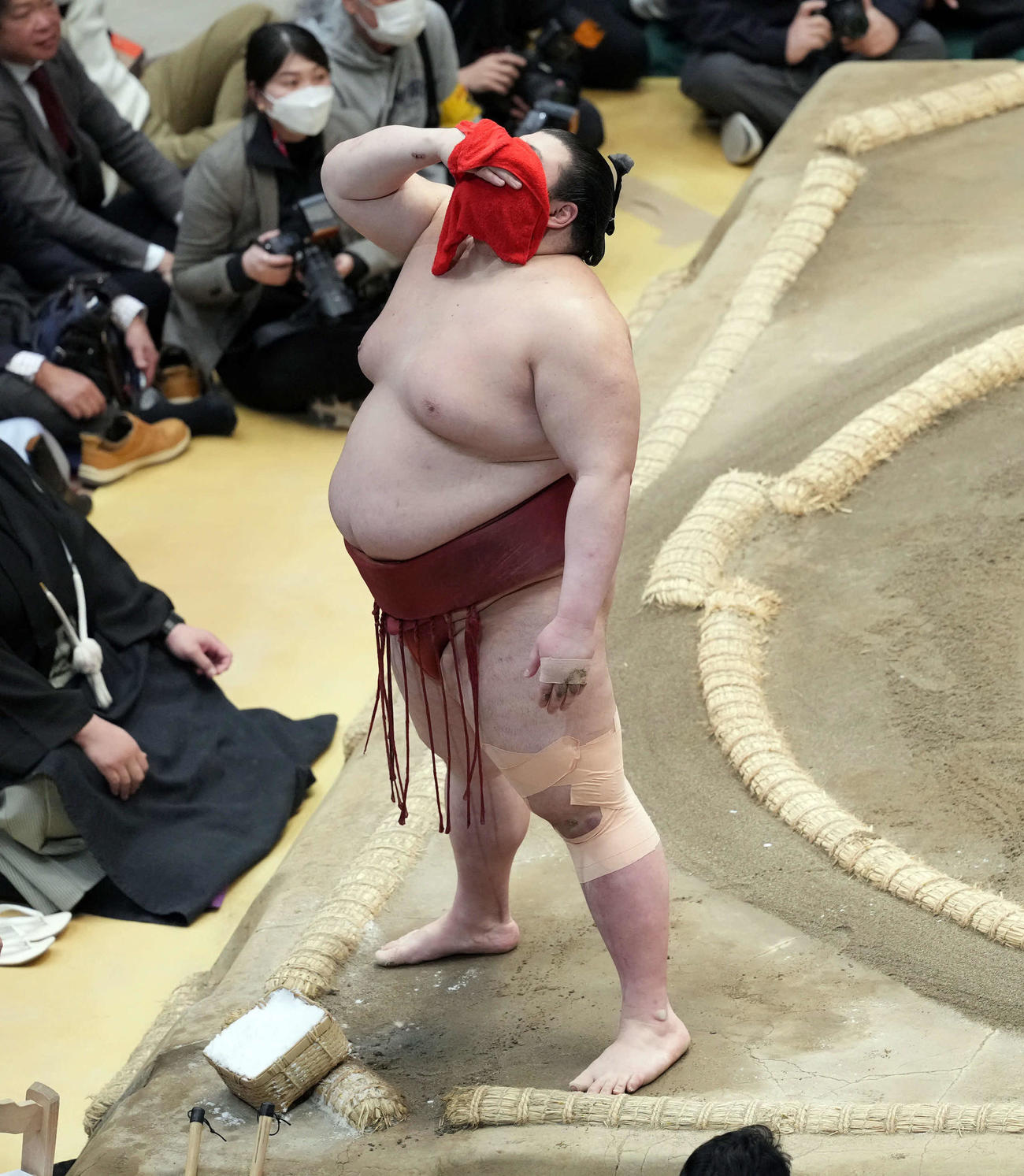 集中する熱海富士（撮影・たえ見朱実）