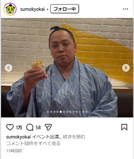 日本相撲協会公式インスタグラムから