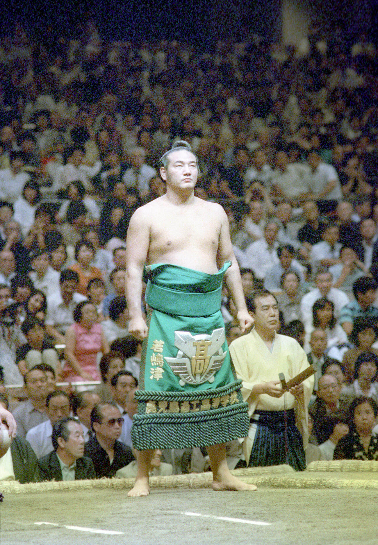 86年9月、二子山部屋の若嶋津