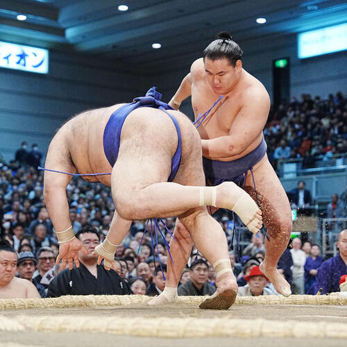 横綱豊昇龍が高安を下して２敗守る　12日目は１敗の霧島と対戦