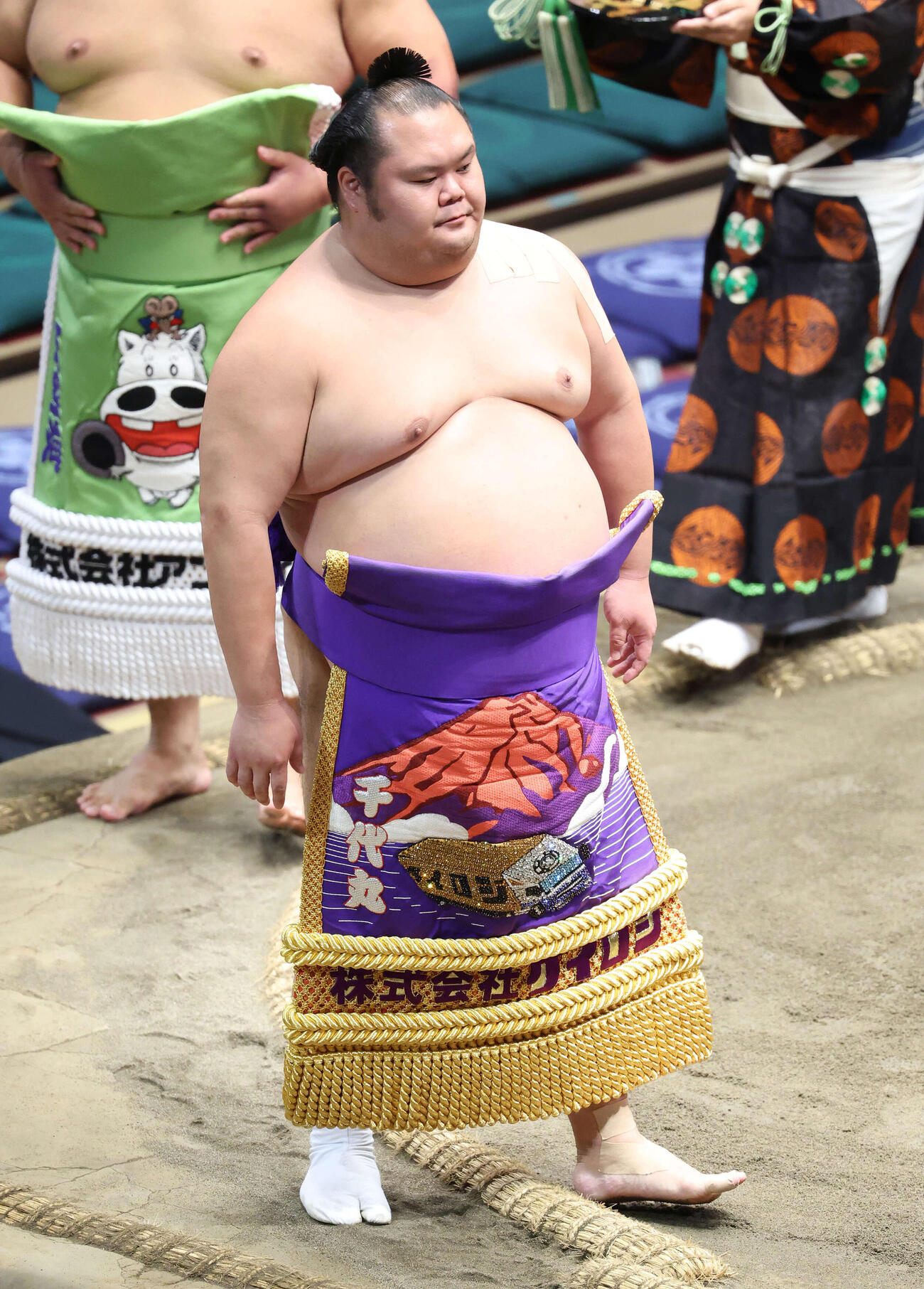 土俵入りする千代丸（2023年9月23日撮影）