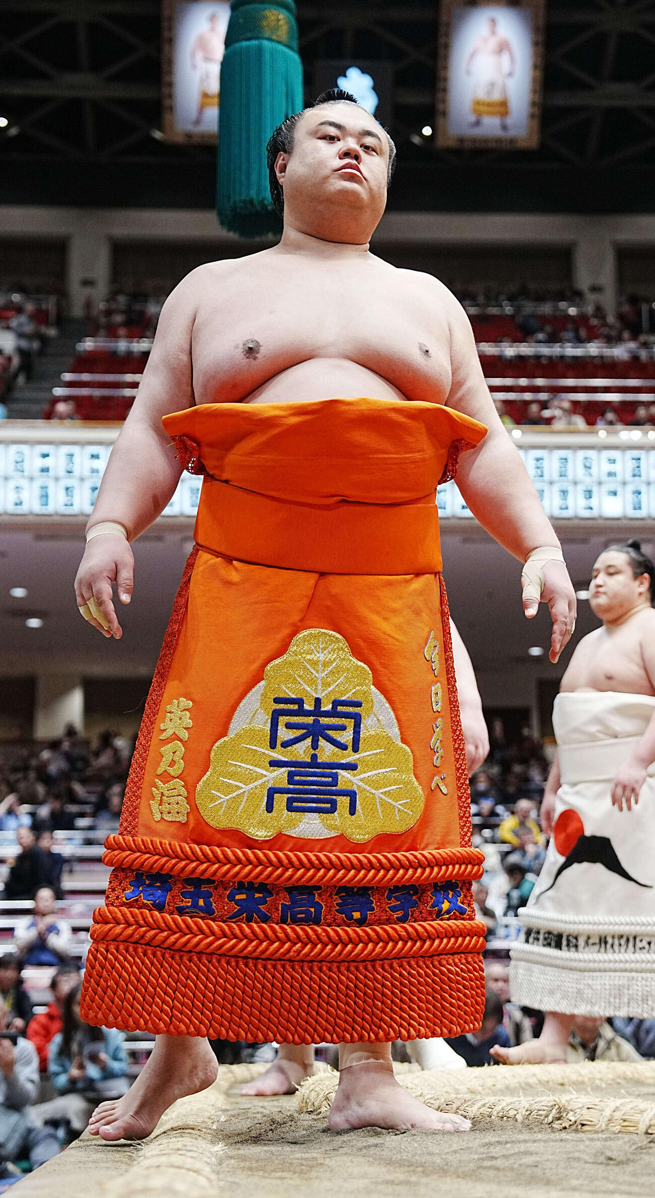 十両土俵入りに臨む英乃海（2026年1月17日撮影）