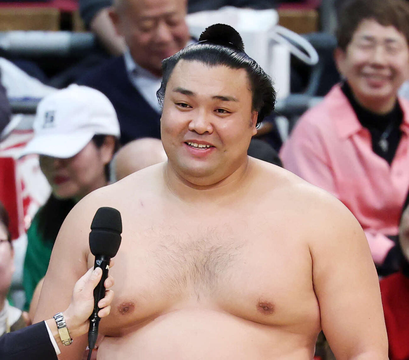春場所で優勝した霧島