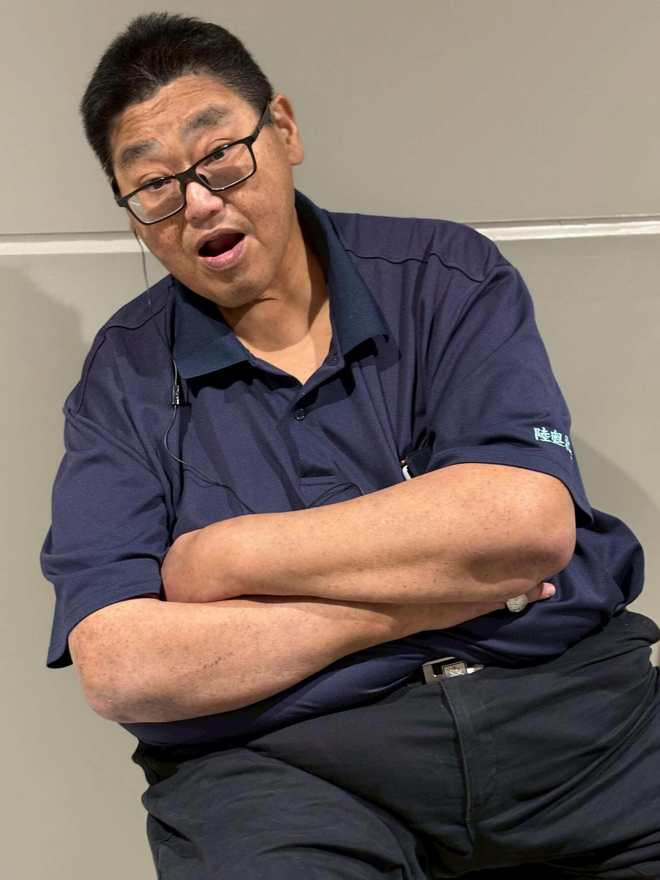 陸奥北海さん（2025年7月17日撮影）