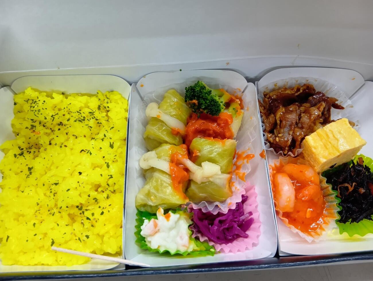 夏場所初日に販売された安青錦弁当