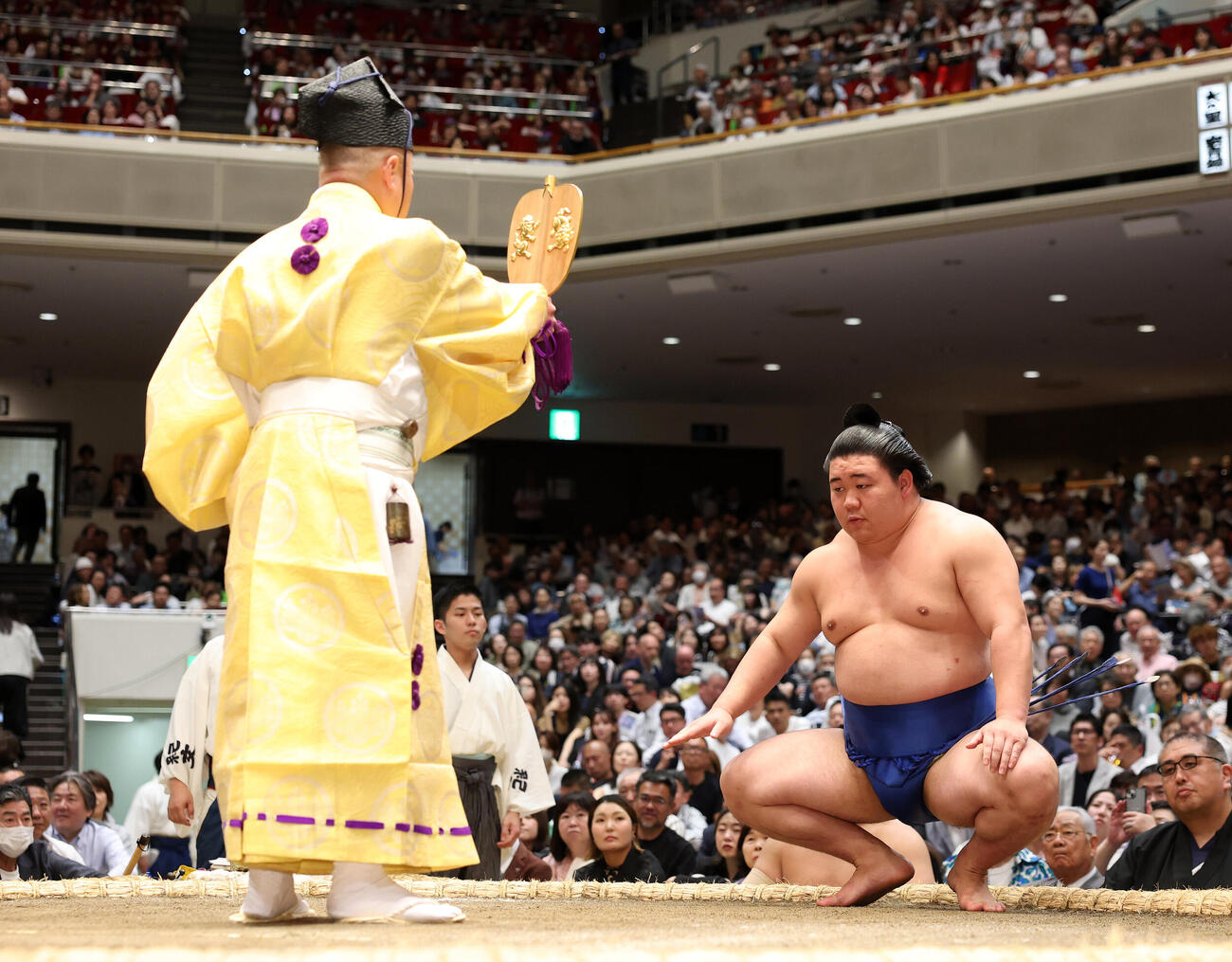豊昇龍の休場で藤ノ川が不戦勝（撮影・鈴木正人）