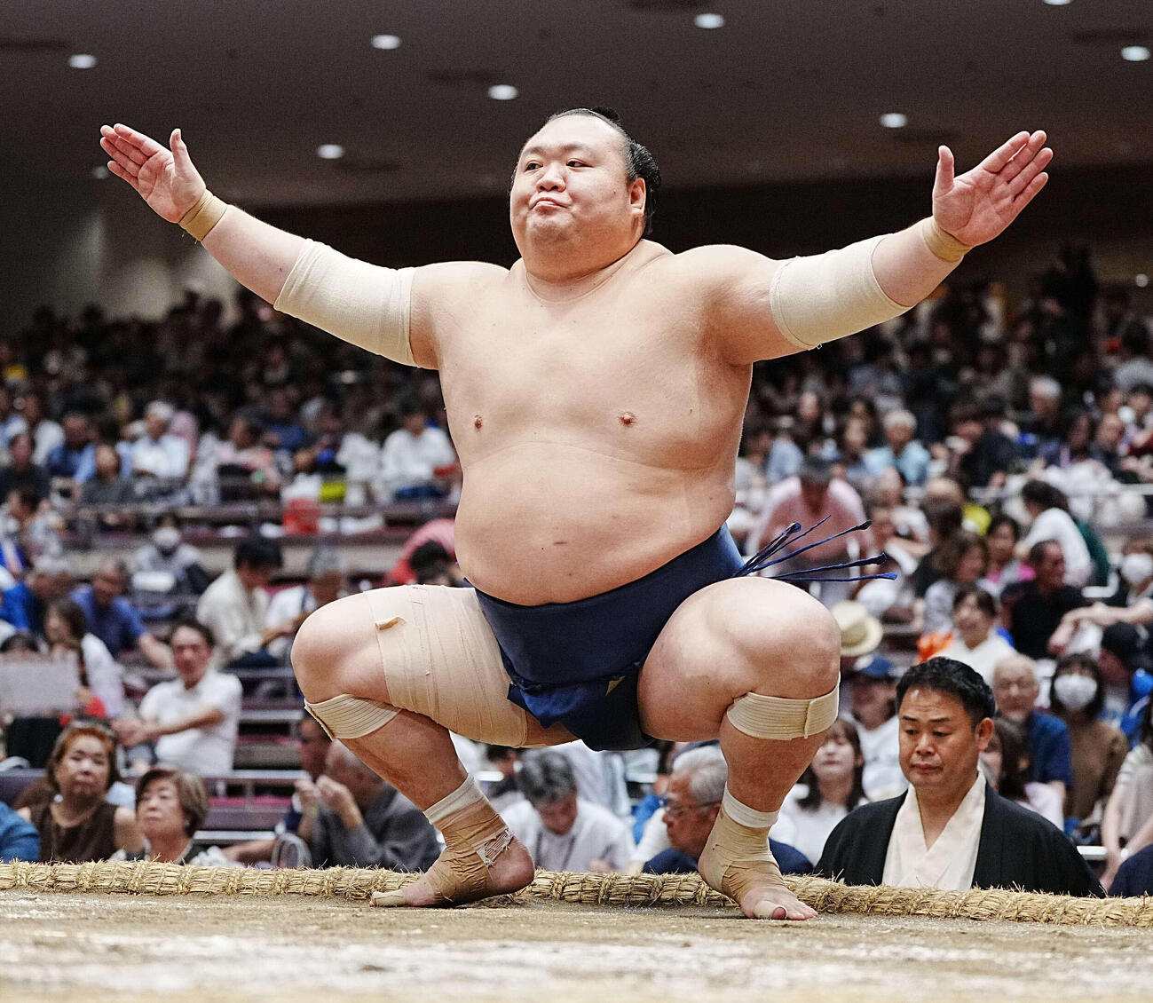 現役時代の宝富士（25年9月撮影）
