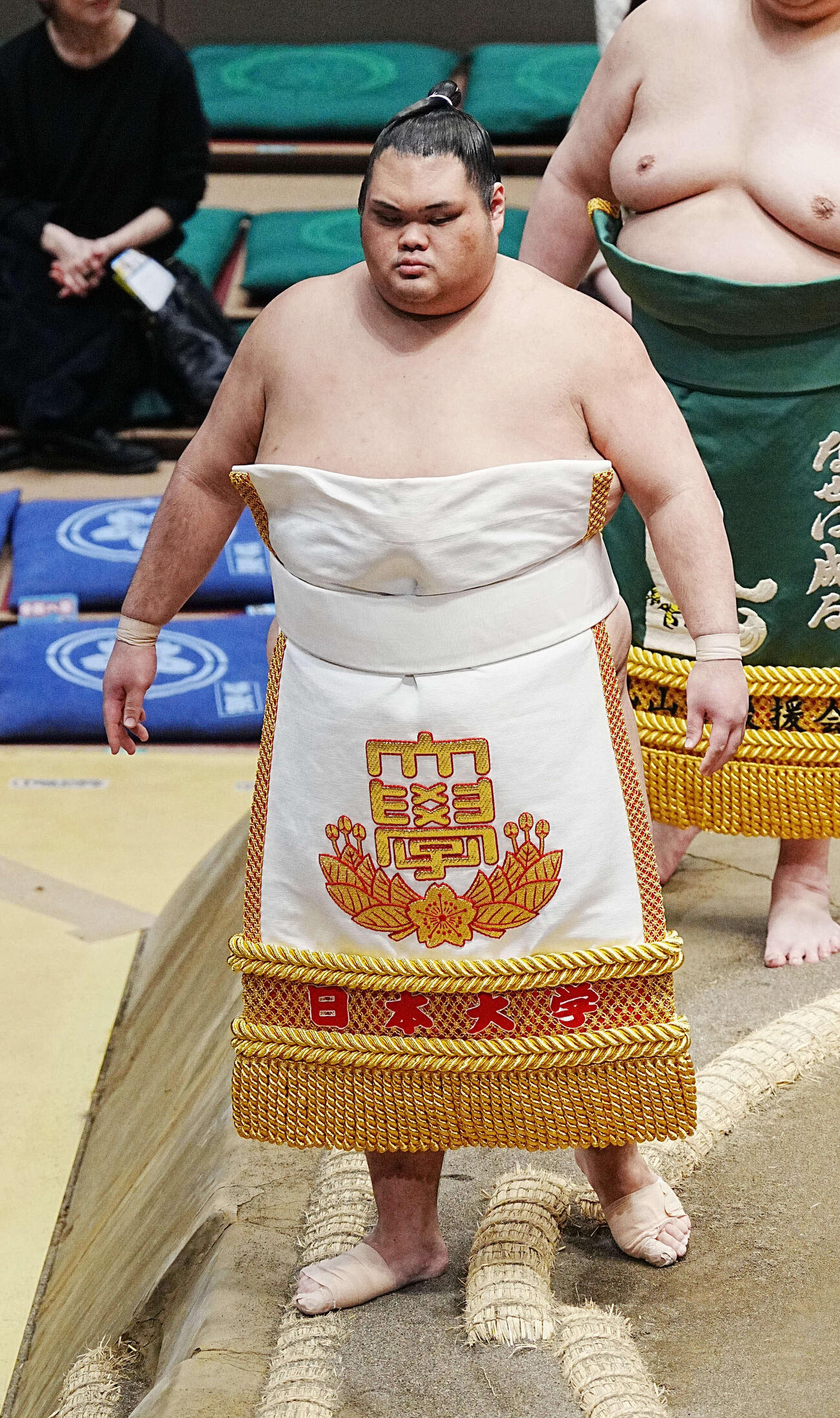 十両土俵入りに臨む一意（2026年1月撮影）
