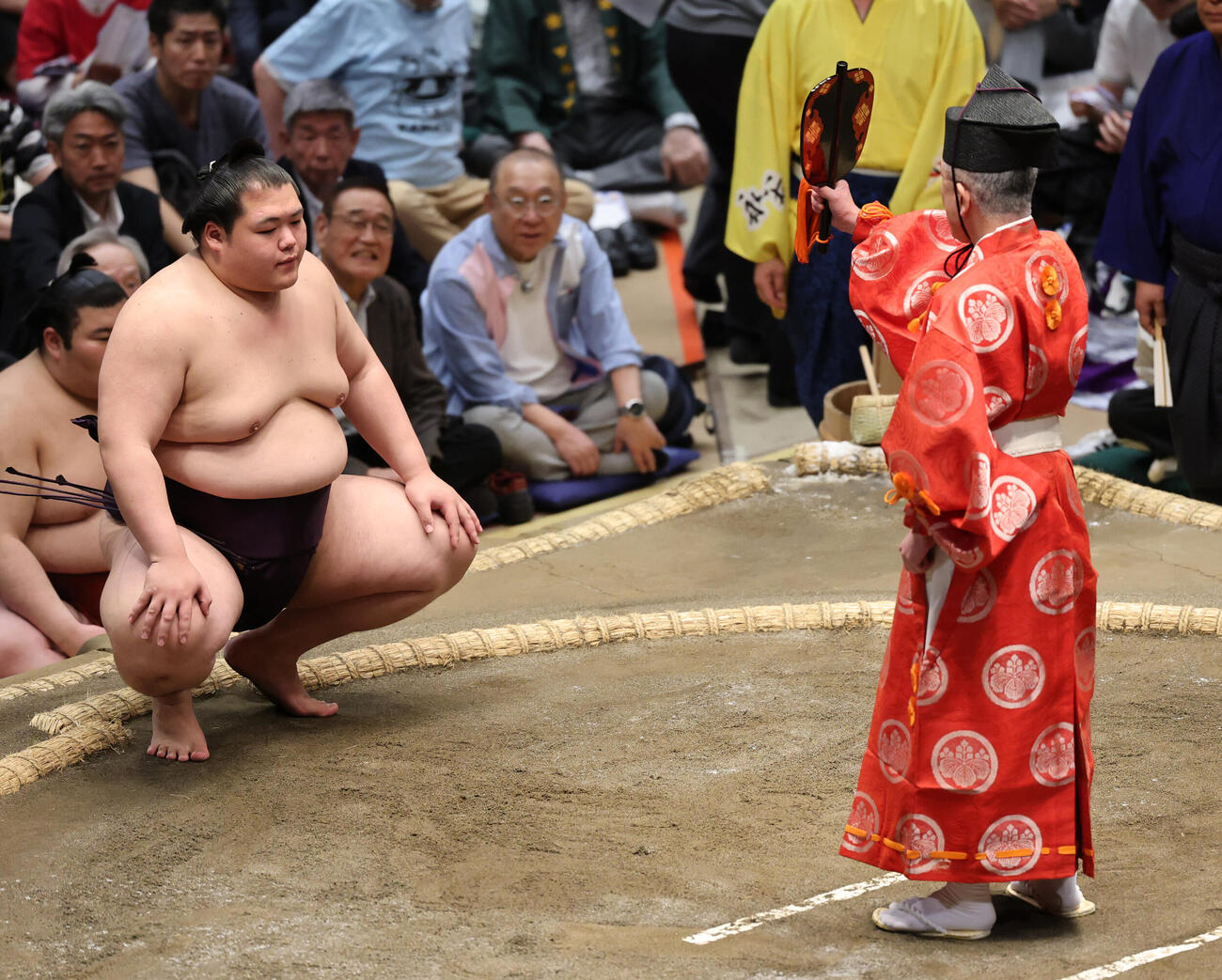 高安が休場で王鵬の不戦勝となる（撮影・野上伸悟）