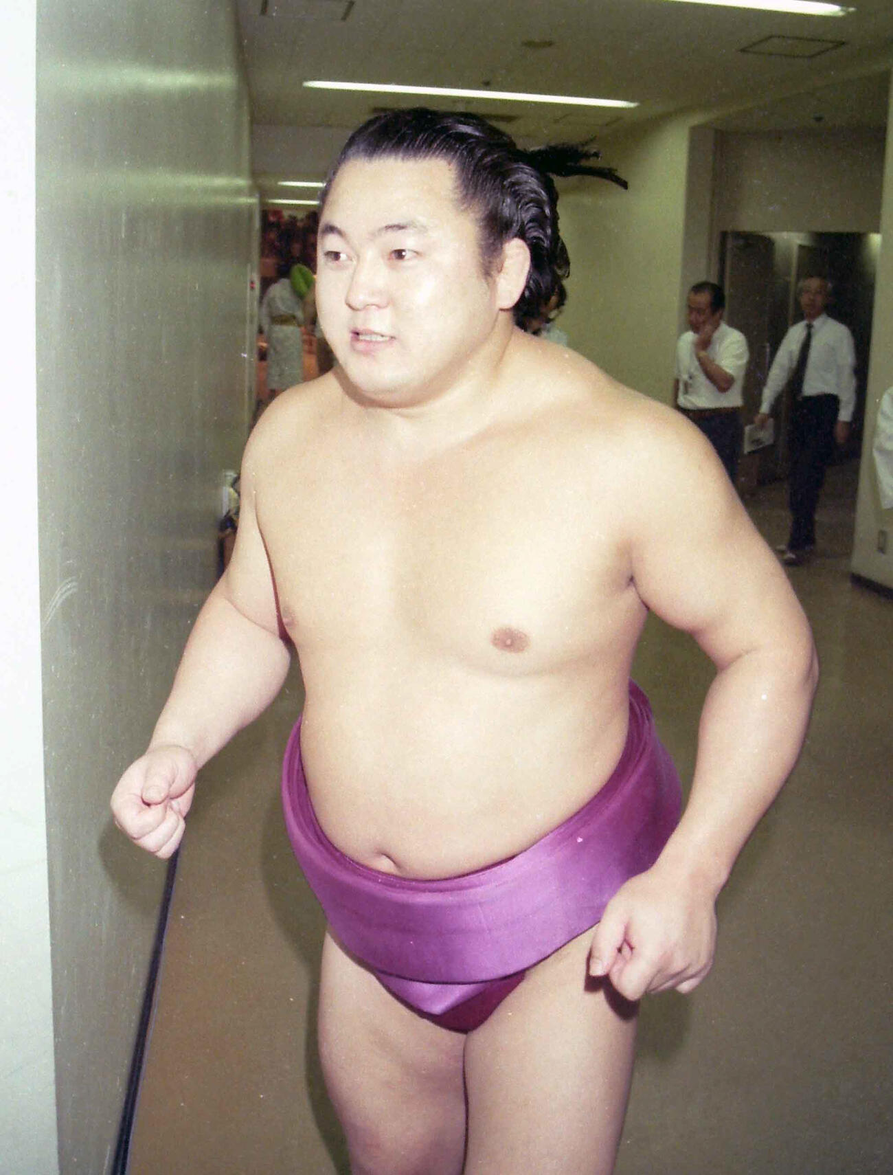 現役時代の舞の海さん（1995年5月撮影）