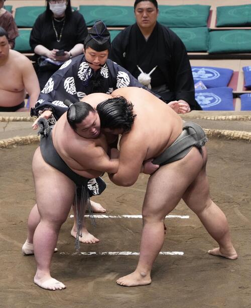幕下取組で「まわし待った」竜鳳のまわし木村悟志が締め直し「『動くな