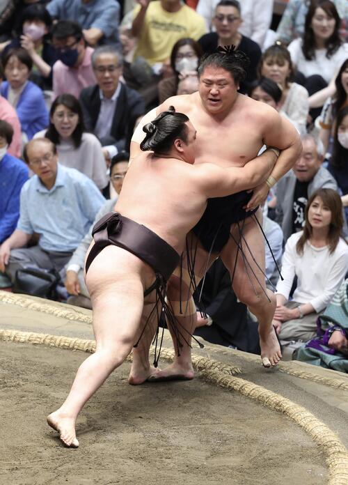 小結の若隆景、首位争いから後退の３敗目「よくなかったですね」…12日目は豪ノ山と対戦