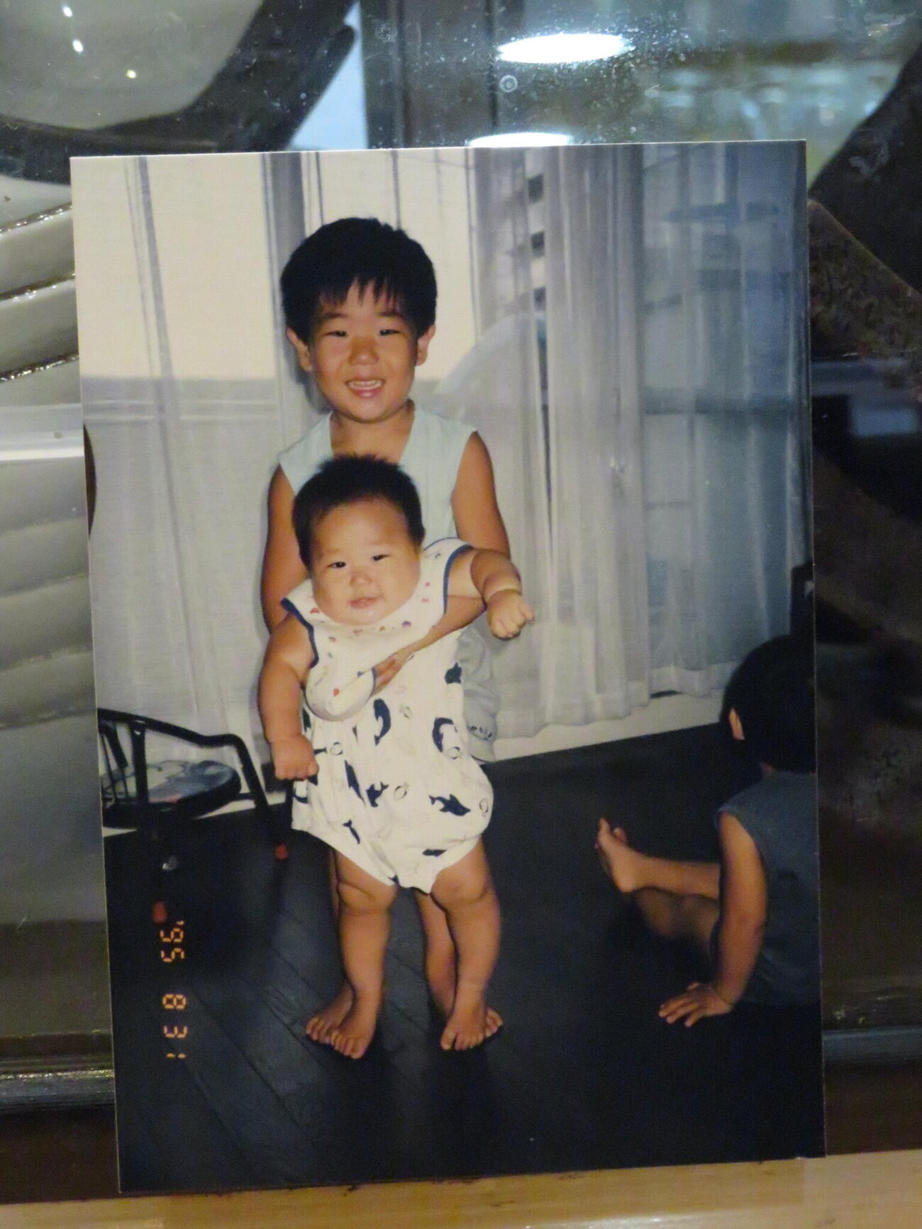 8カ月の三男・若隆景（下）。上は3歳の長男・若隆元