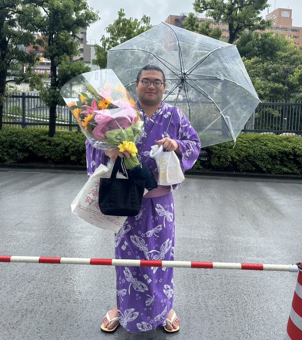 夏場所限りで引退した薩摩桜（式秀部屋提供写真）