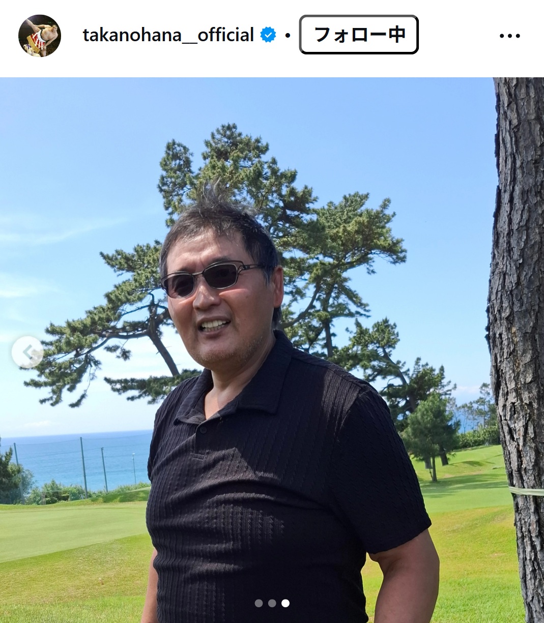 貴乃花光司氏のインスタグラムから