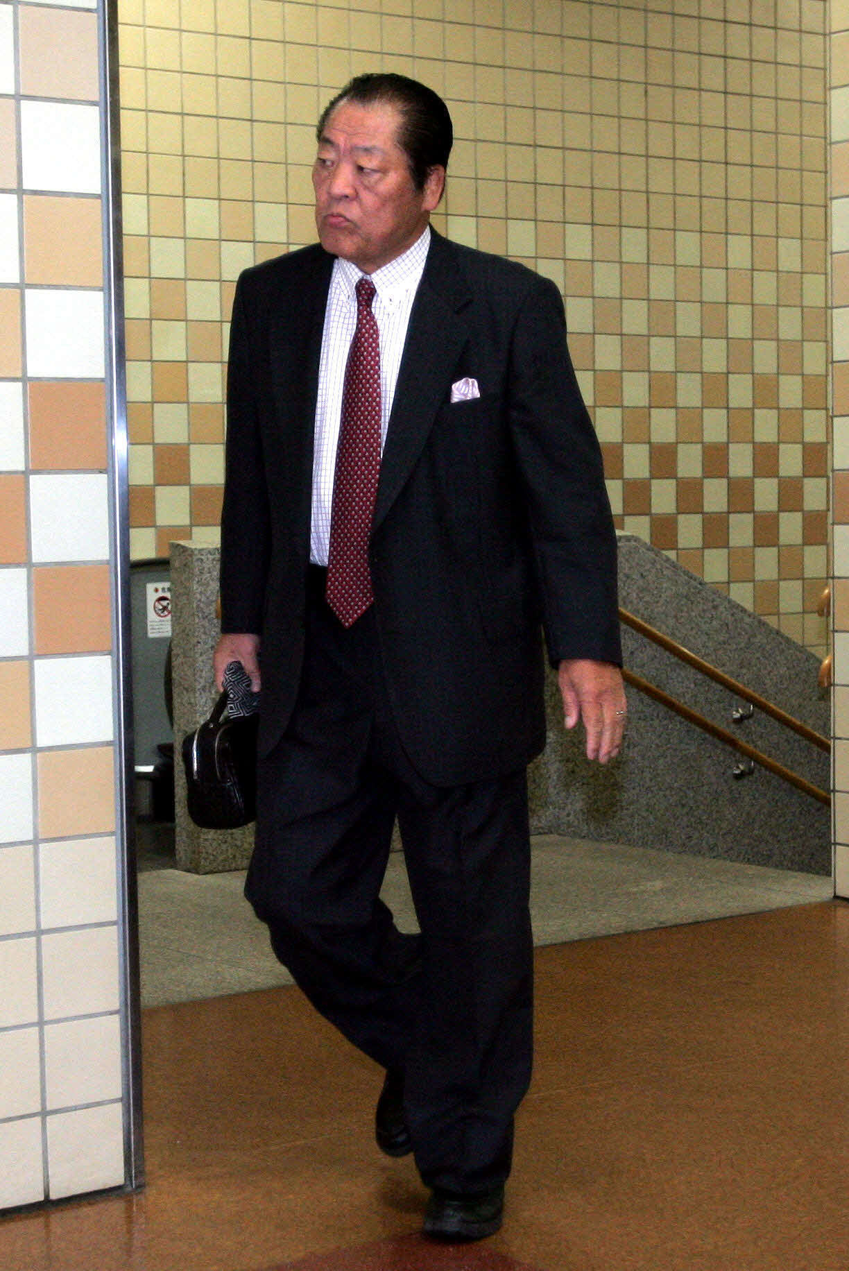 元関脇長谷川の秀ノ山親方（2008年撮影）