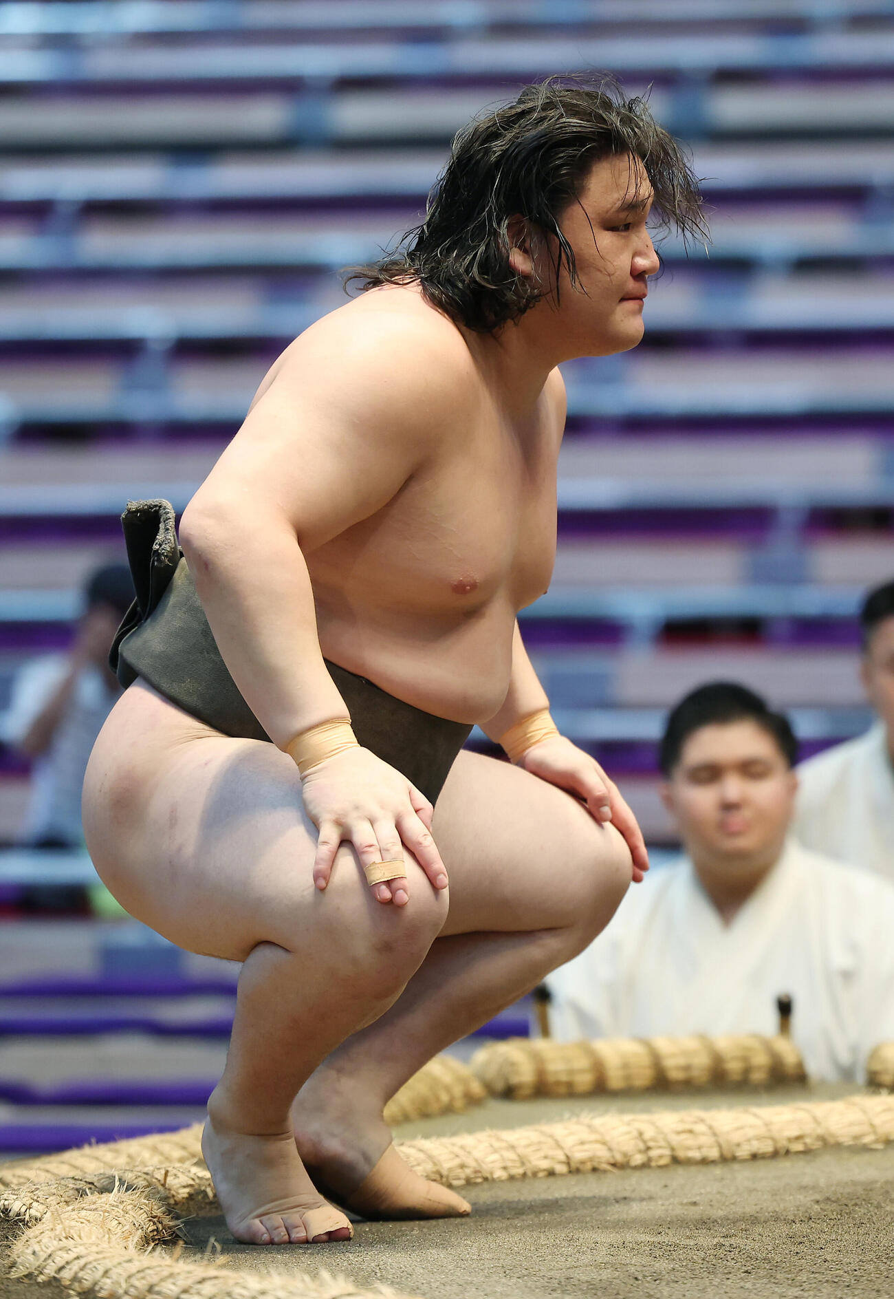 前相撲で北勝を破った城勝雄（撮影・前田充）