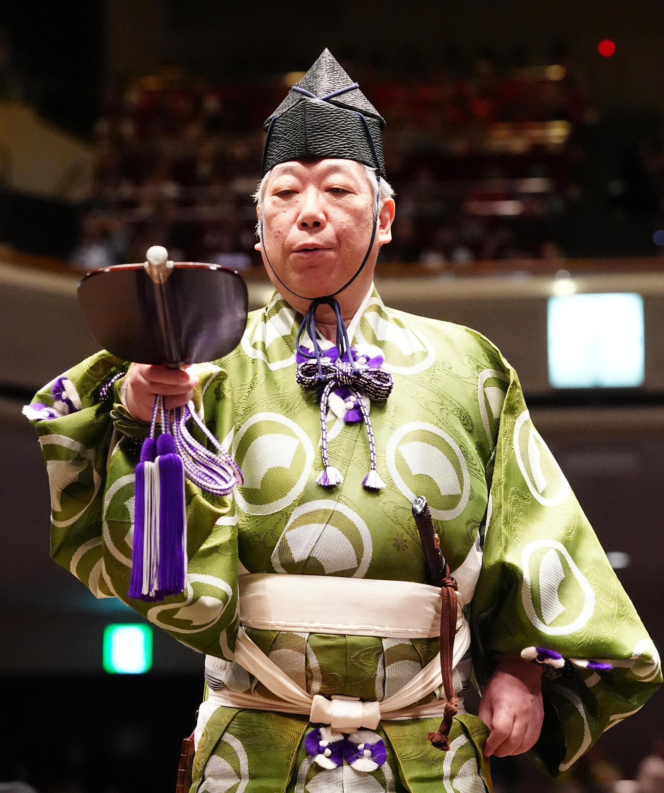 立行司の第43代式守伊之助（2025年5月撮影）