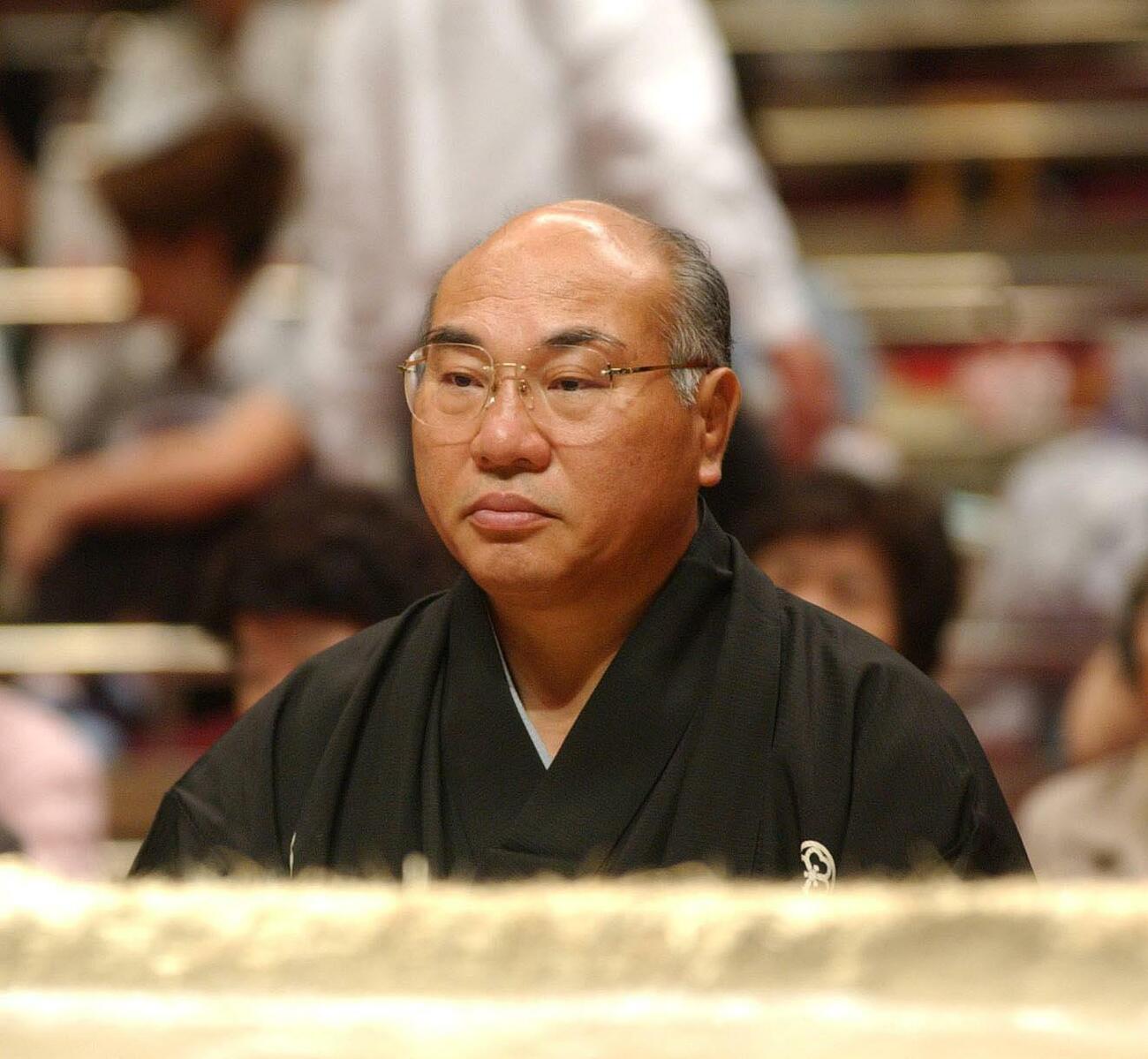 元関脇北瀬海の土谷孝さん（2004年撮影）